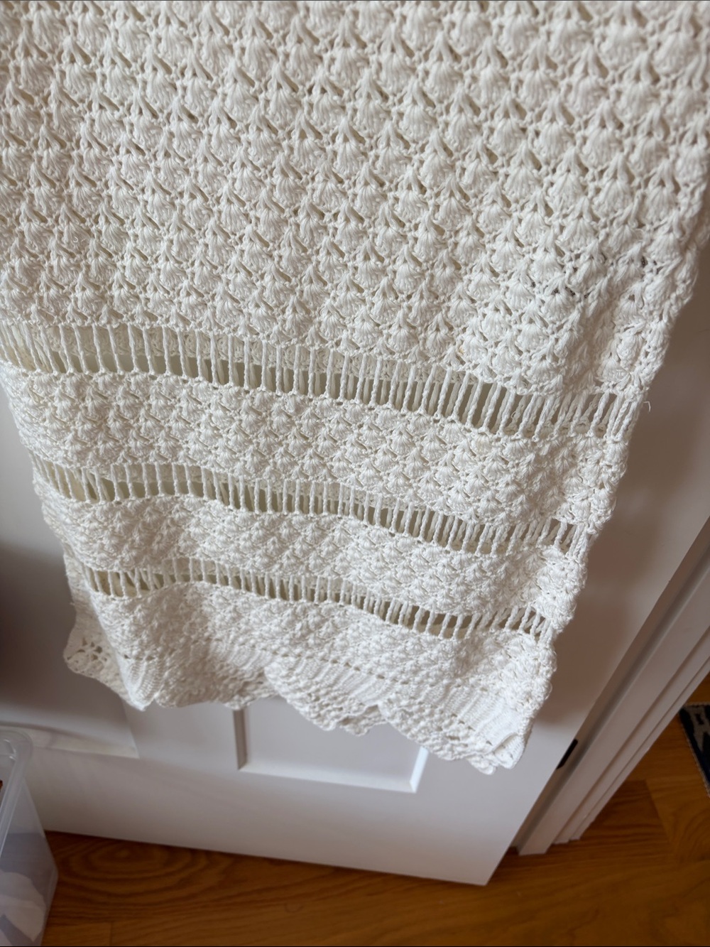 Cleobella Cream Crochet Midi Dress - Picture 4 of 5